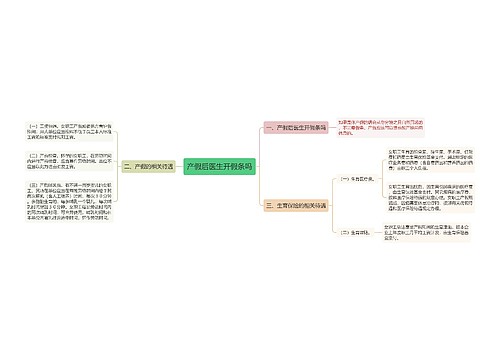 产假后医生开假条吗