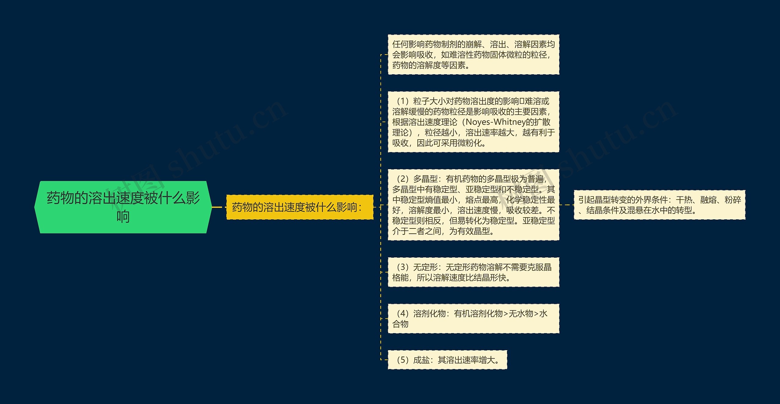 药物的溶出速度被什么影响