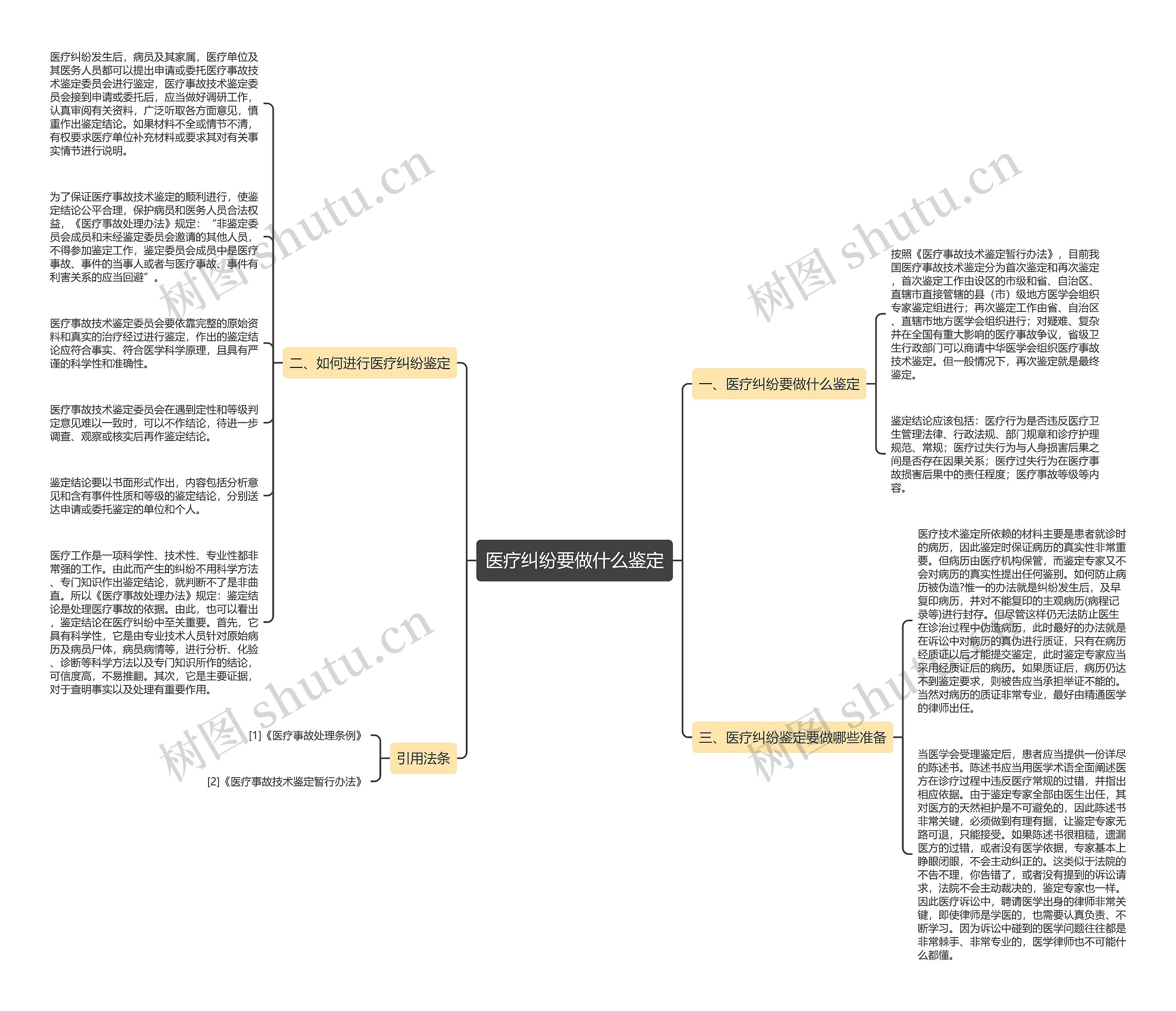 医疗纠纷要做什么鉴定思维导图