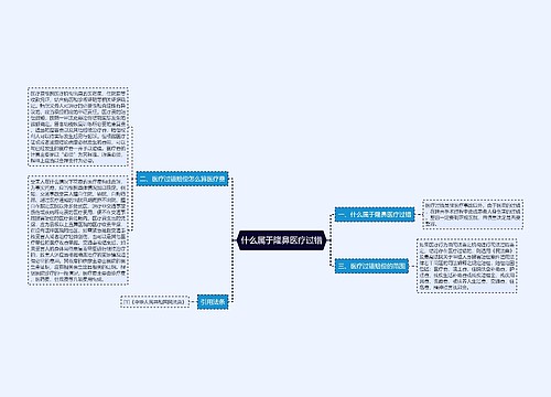 什么属于隆鼻医疗过错