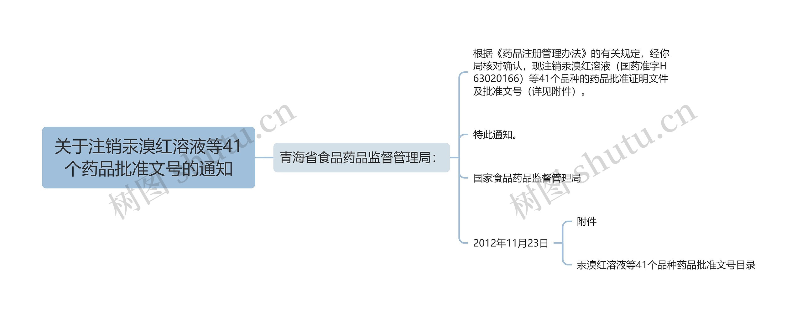 关于注销汞溴红溶液等41个药品批准文号的通知