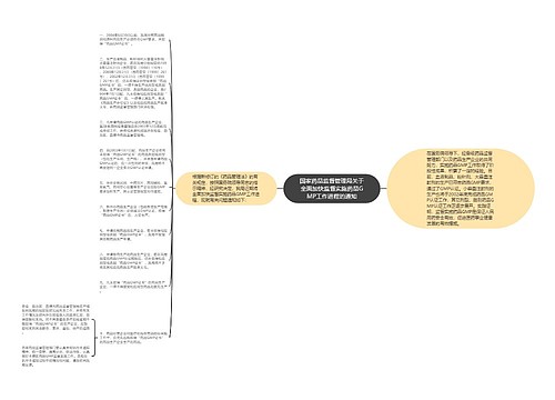 国家药品监督管理局关于全面加快监督实施药品GMP工作进程的通知