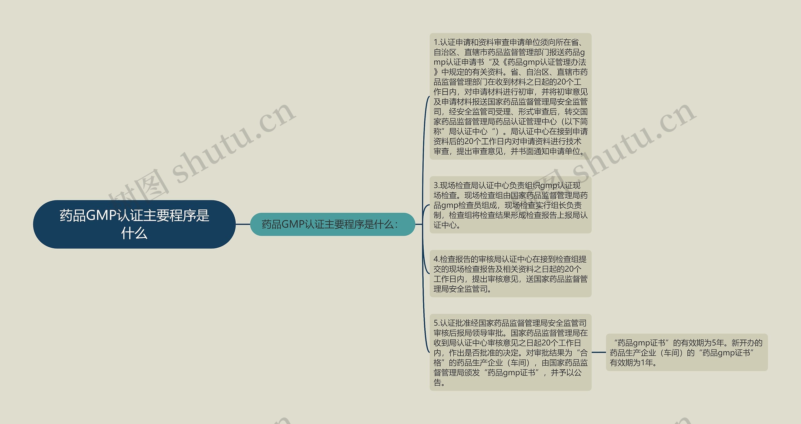 药品GMP认证主要程序是什么思维导图