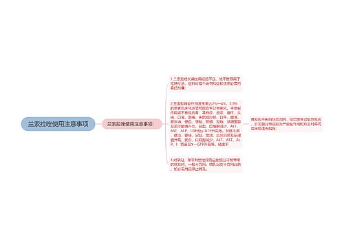 兰索拉唑使用注意事项