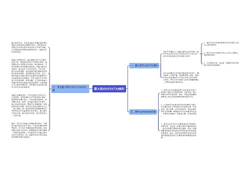 重大医疗过失行为情形