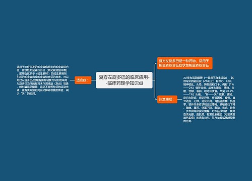 复方左旋多巴的临床应用--临床药理学知识点