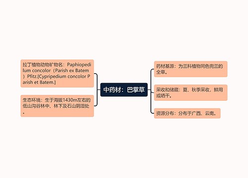 中药材：巴掌草