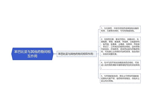 苯巴比妥与其他药物间相互作用