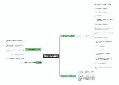 四级医疗事故认定标准