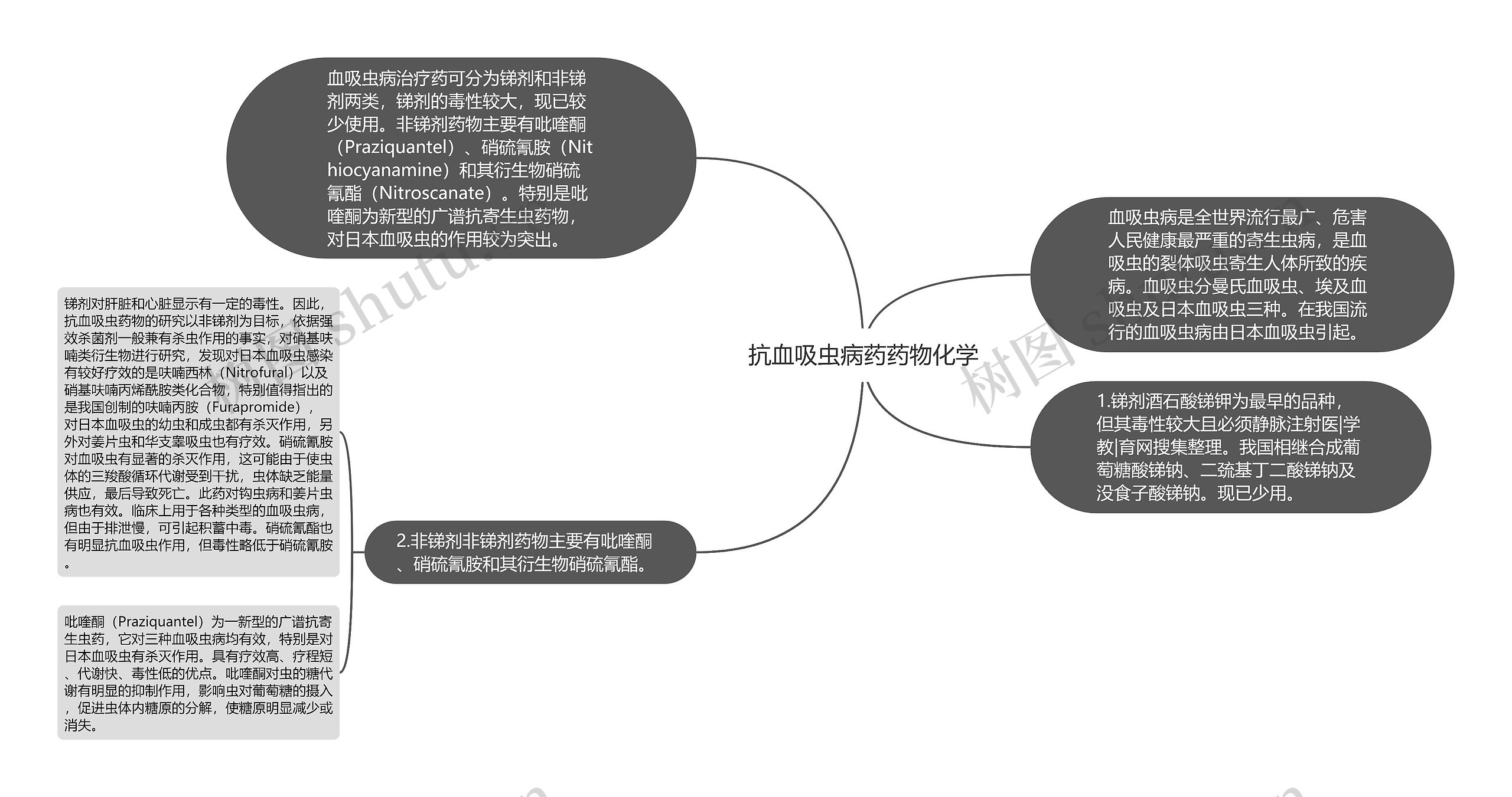 抗血吸虫病药药物化学 抗血吸虫病药药物化学
