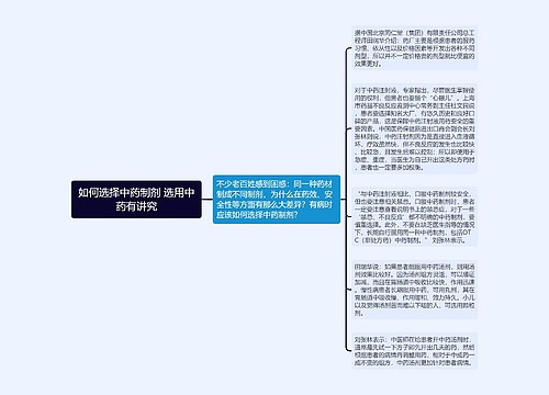 如何选择中药制剂 选用中药有讲究