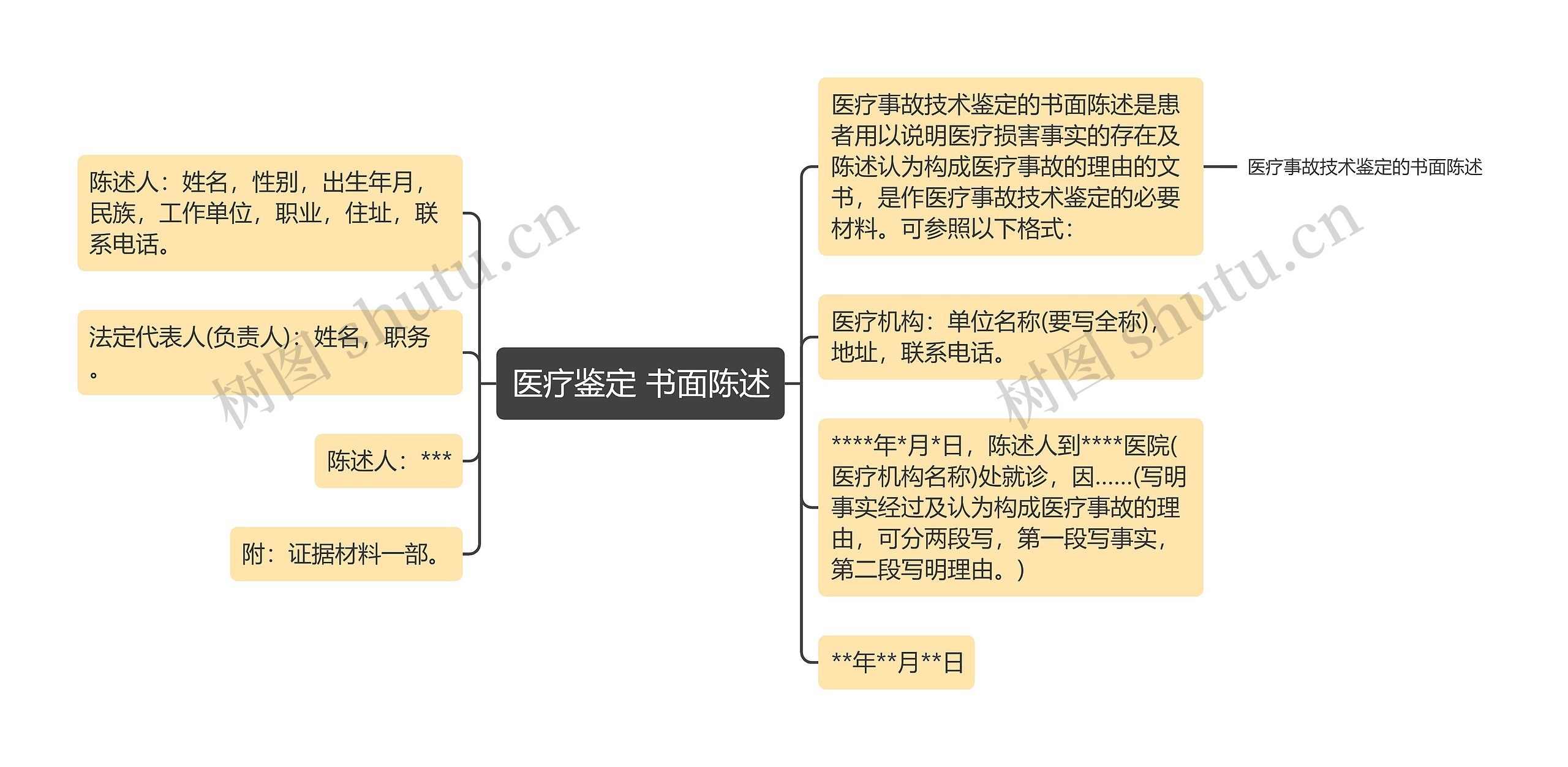 医疗鉴定 书面陈述