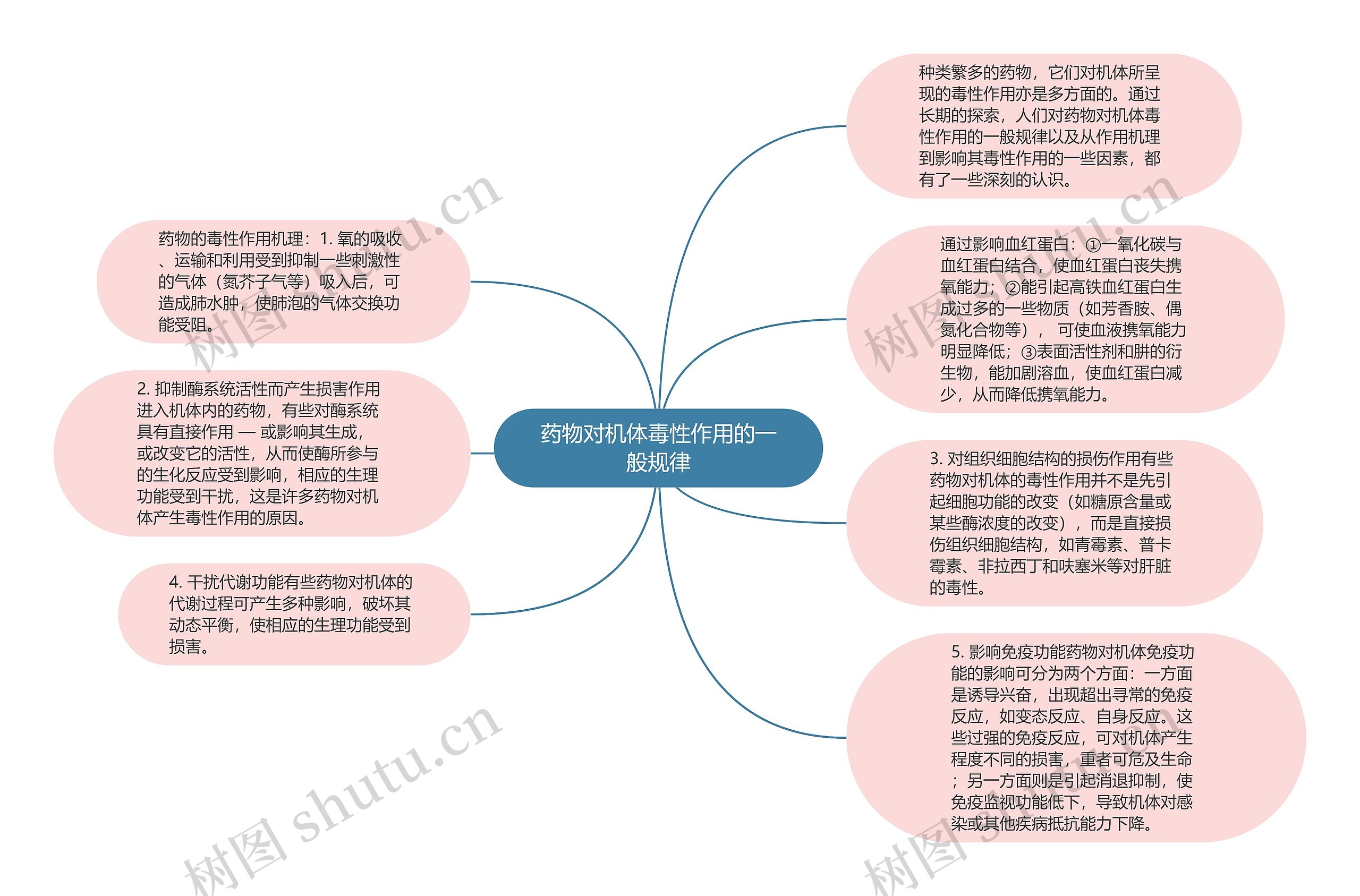 药物对机体毒性作用的一般规律