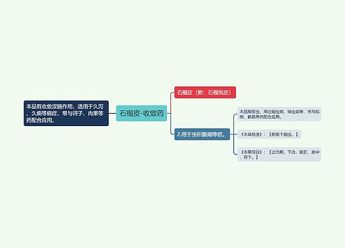 石榴皮-收敛药