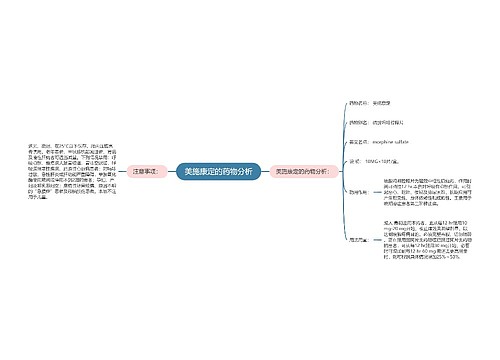 美施康定的药物分析