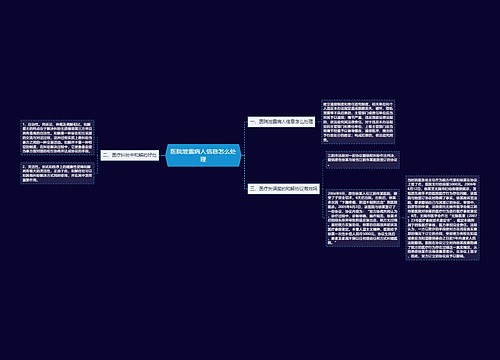 医院泄露病人信息怎么处理