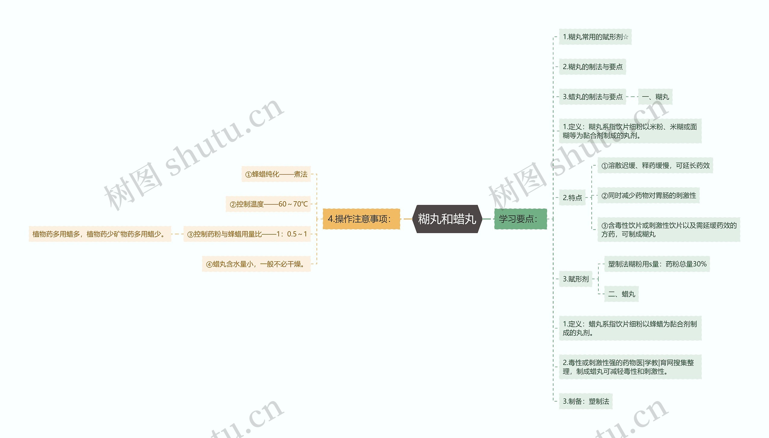 糊丸和蜡丸