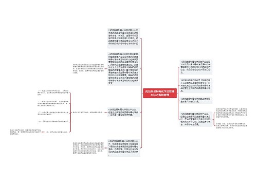 药品类易制毒化学品管理办法之购销管理