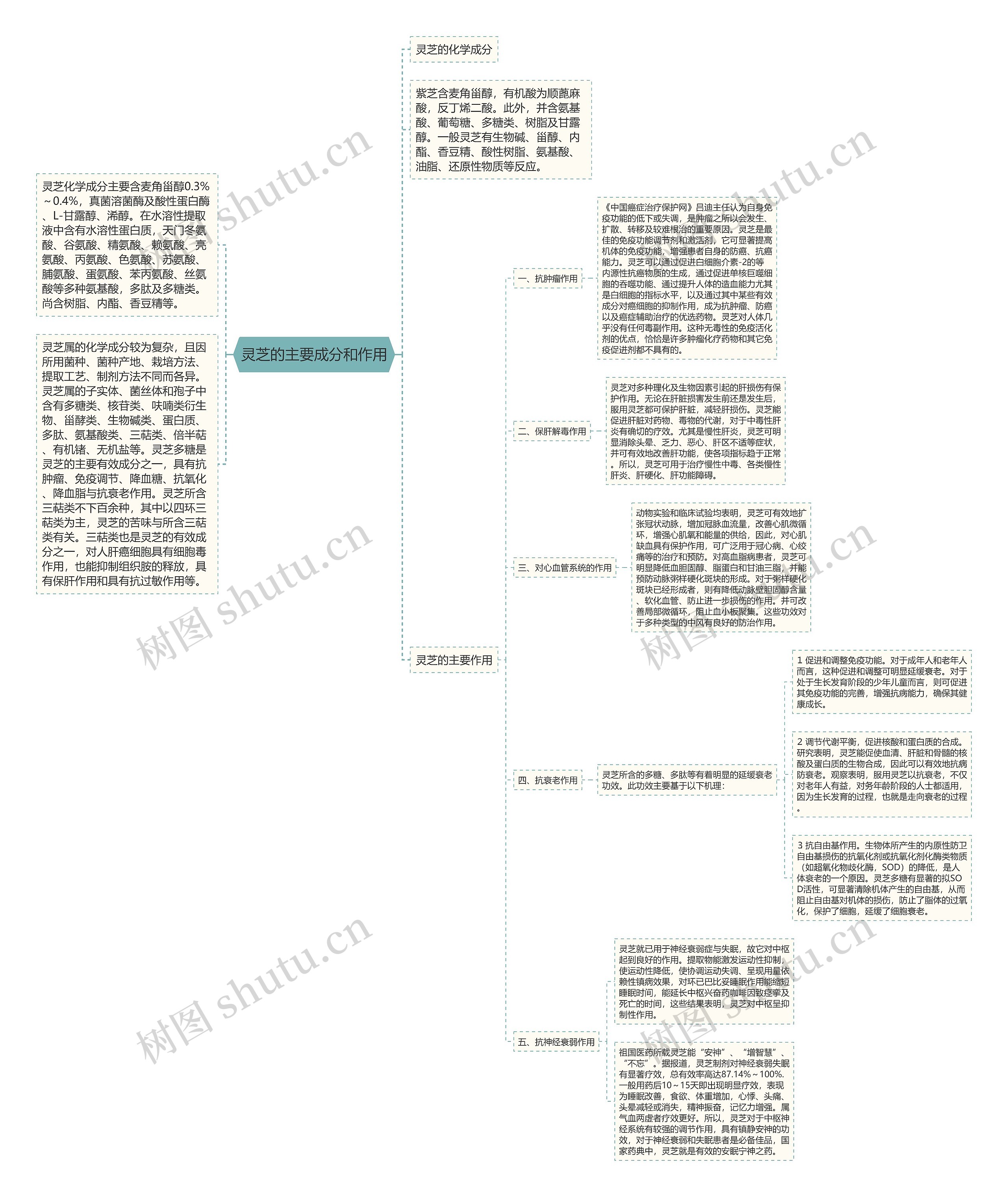 灵芝的主要成分和作用 灵芝的主要成分和作用