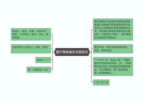 医疗事故鉴定书面陈述