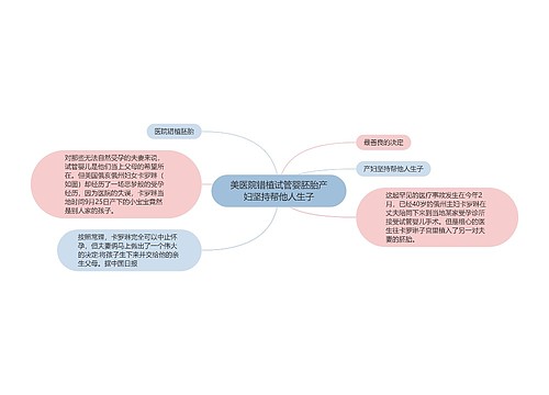 美医院错植试管婴胚胎产妇坚持帮他人生子