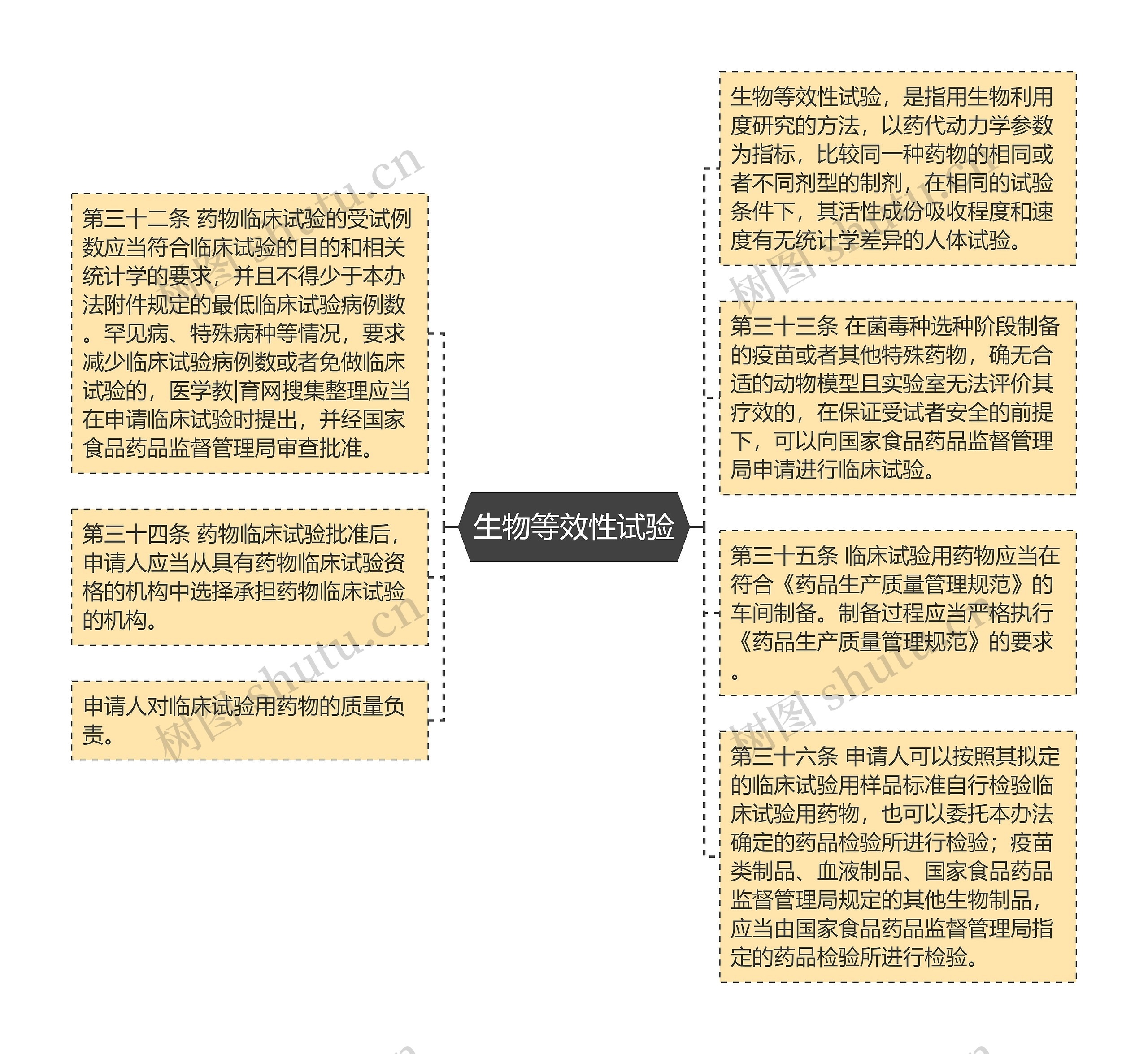 生物等效性试验思维导图