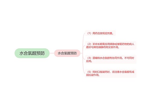 水合氯醛预防