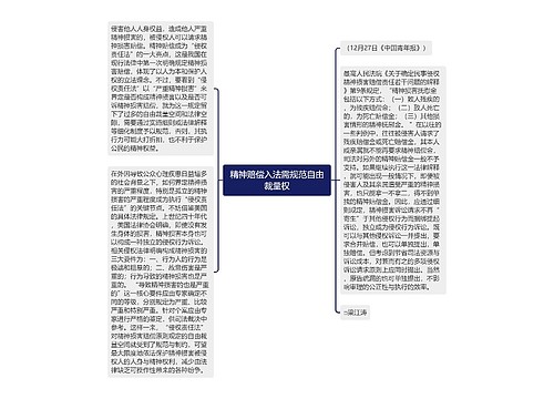 精神赔偿入法需规范自由裁量权