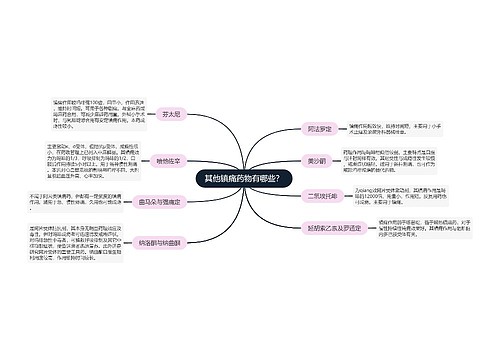 其他镇痛药物有哪些？