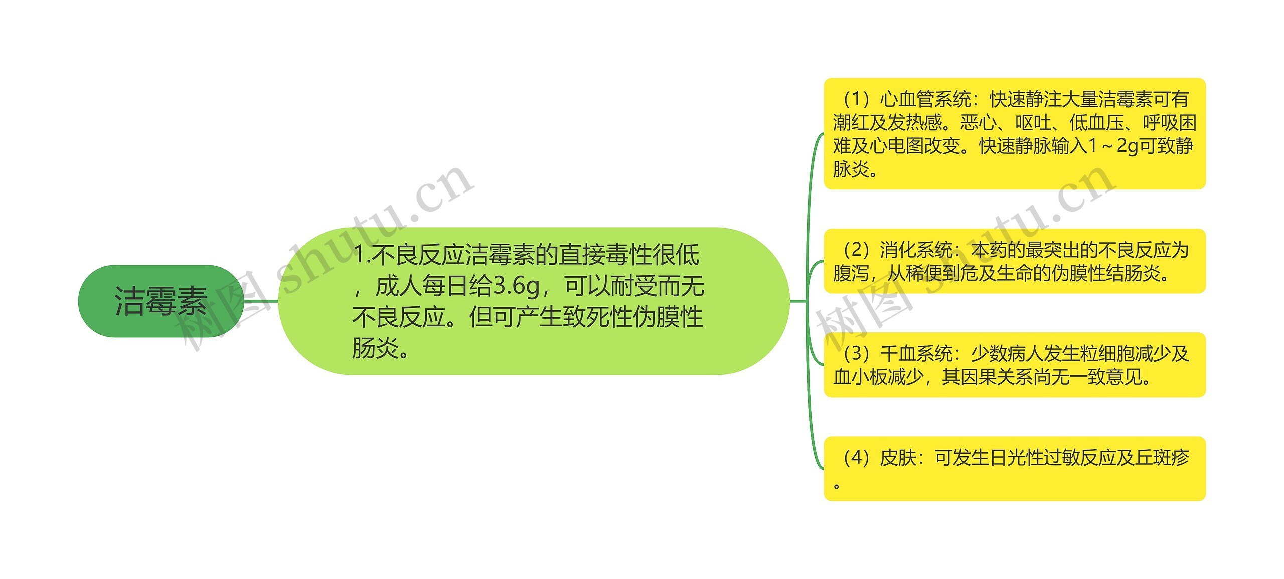 洁霉素思维导图