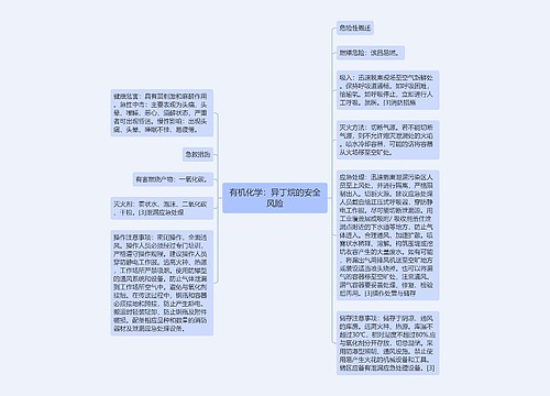 有机化学：异丁烷的安全风险