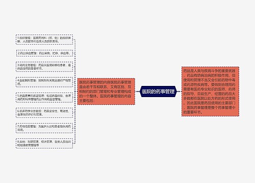 医院的药事管理