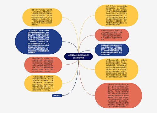 中国精神科医师职业伦理空白期待填补