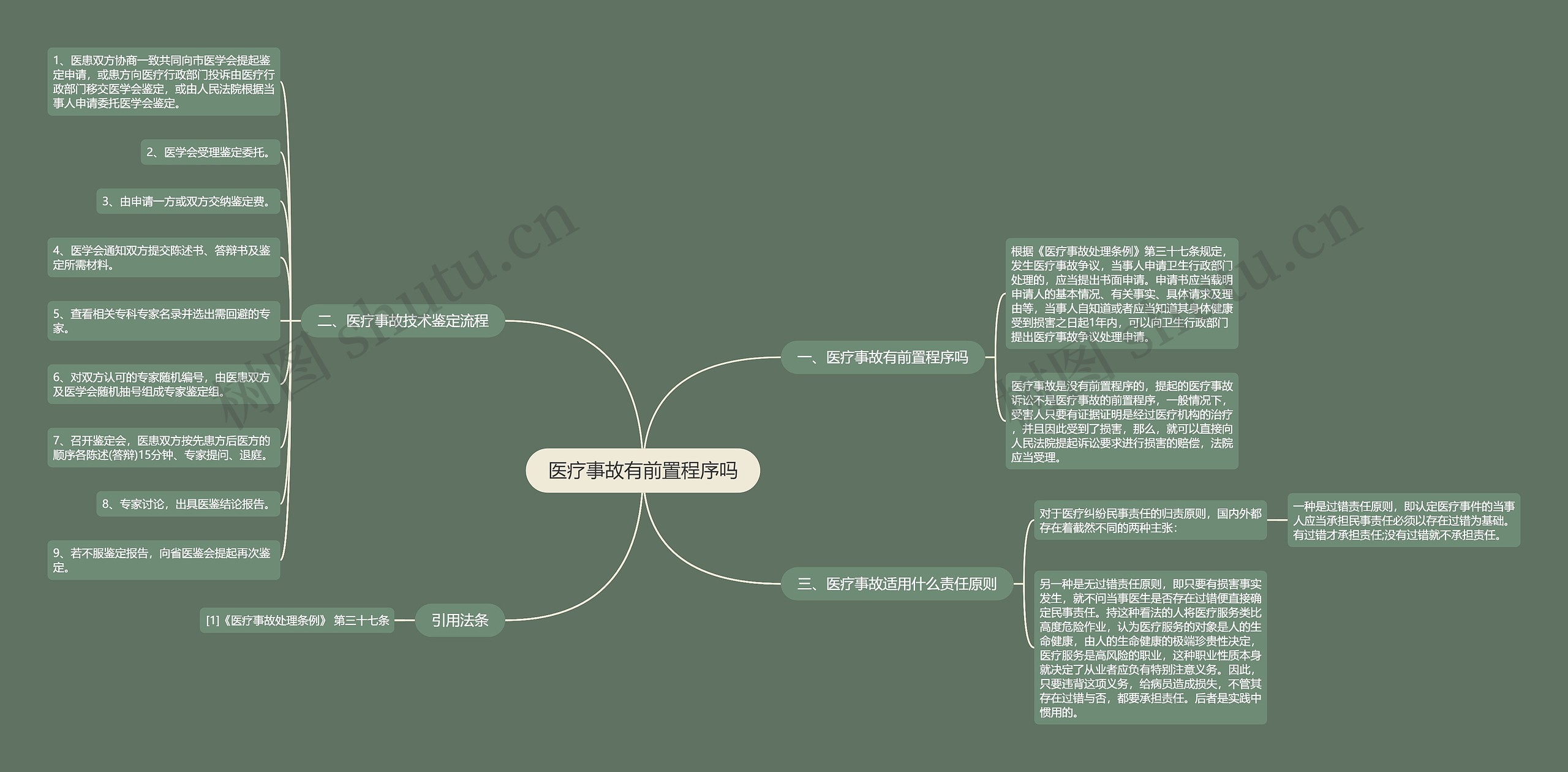 医疗事故有前置程序吗