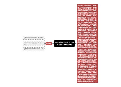 美容院对美容失败致人损害应负什么赔偿责任