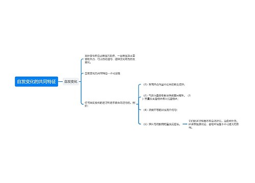 自发变化的共同特征