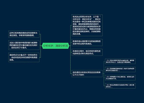 分析化学：滴定分析法