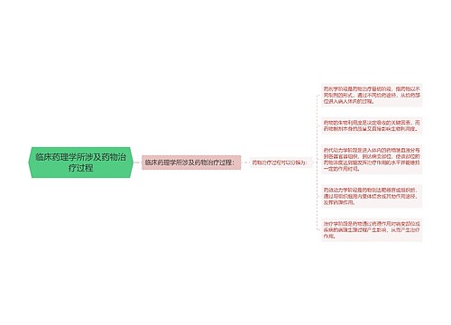 临床药理学所涉及药物治疗过程