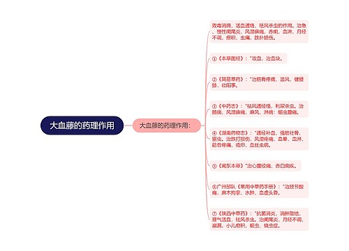 大血藤的药理作用