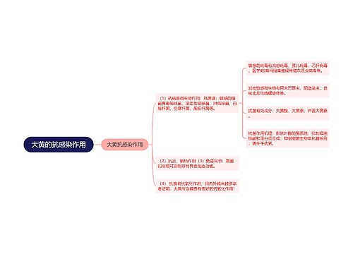 大黄的抗感染作用