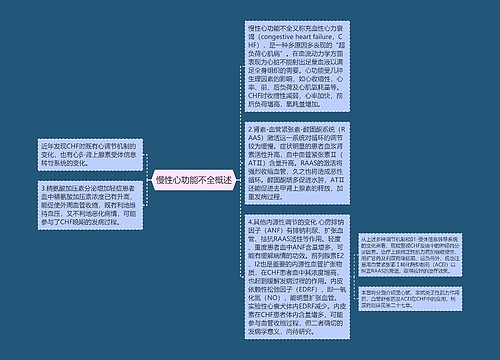 慢性心功能不全概述