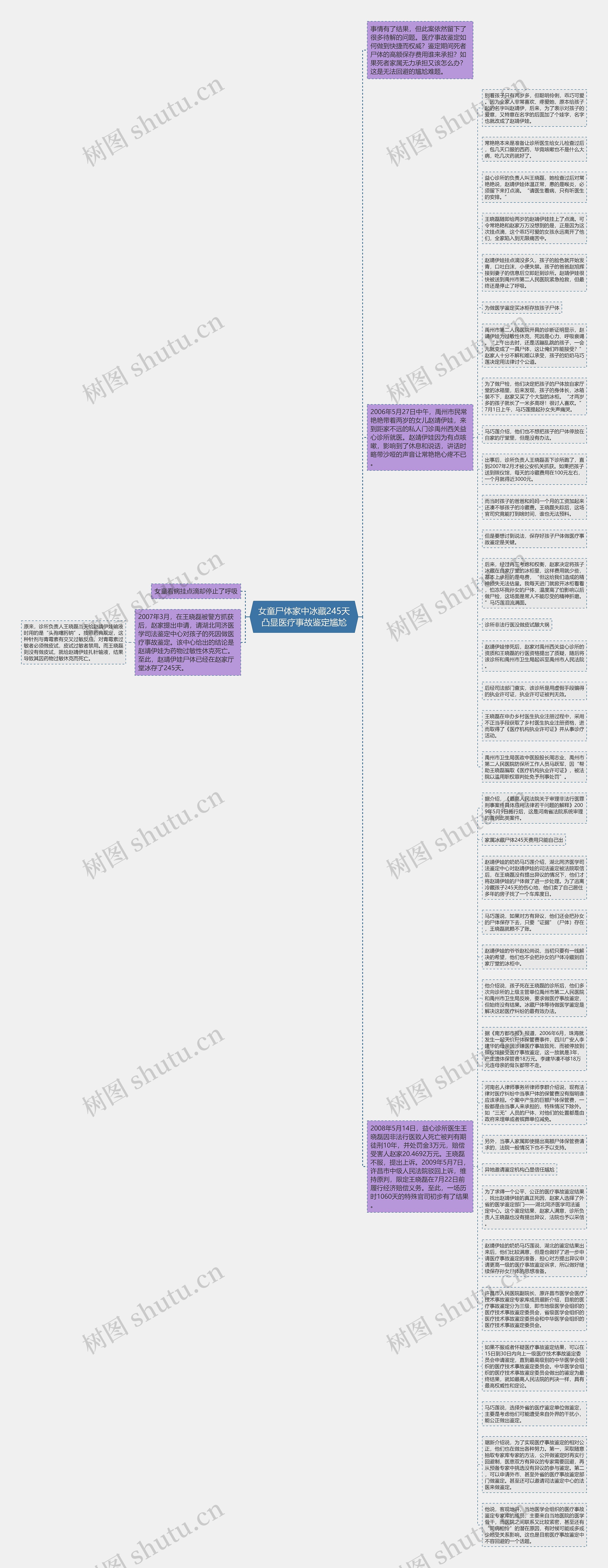 女童尸体家中冰藏245天凸显医疗事故鉴定尴尬思维导图