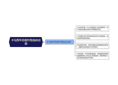 卡马西平药理作用|临床应用