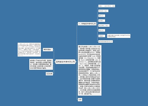 因病鉴定申请书怎么写