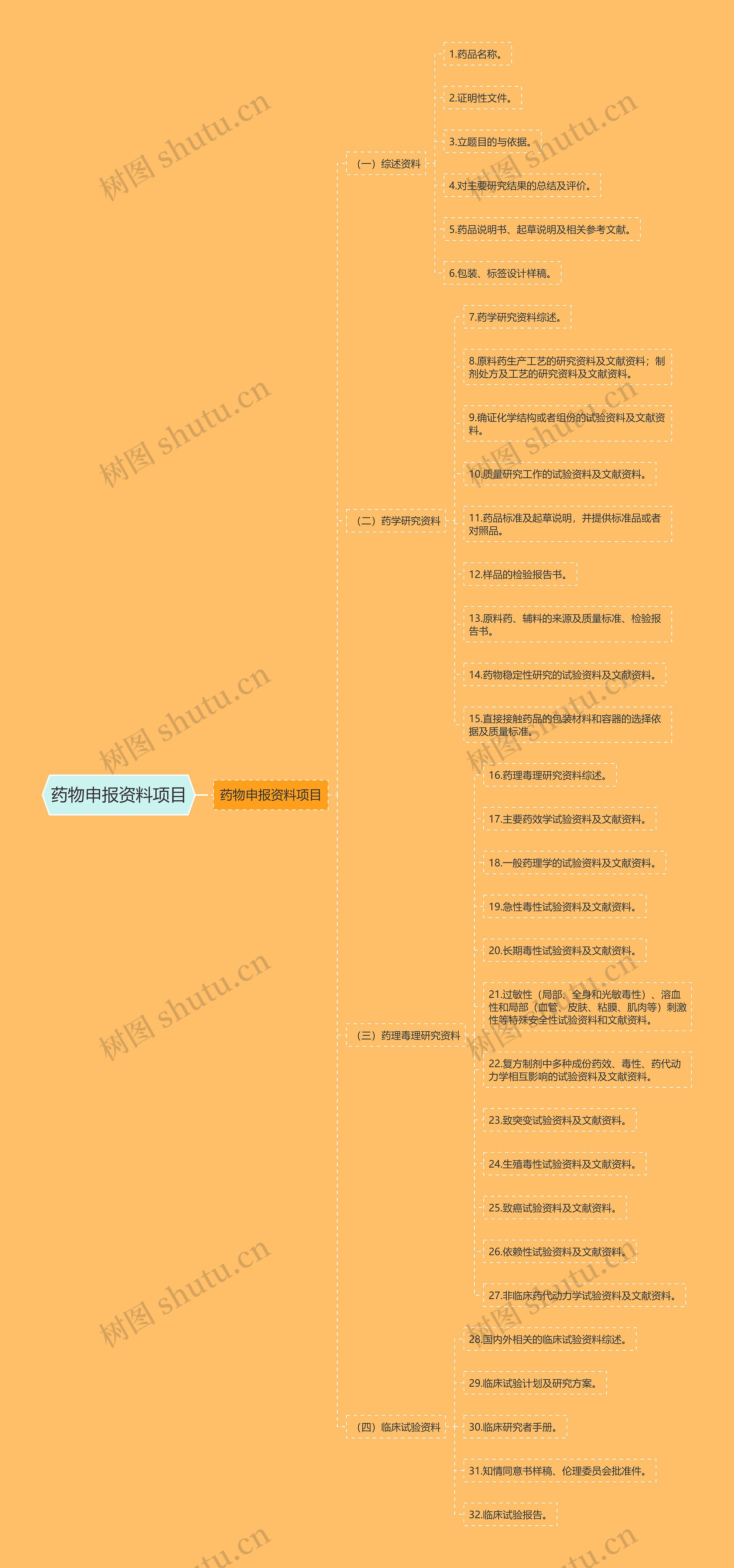 药物申报资料项目 药物申报资料项目