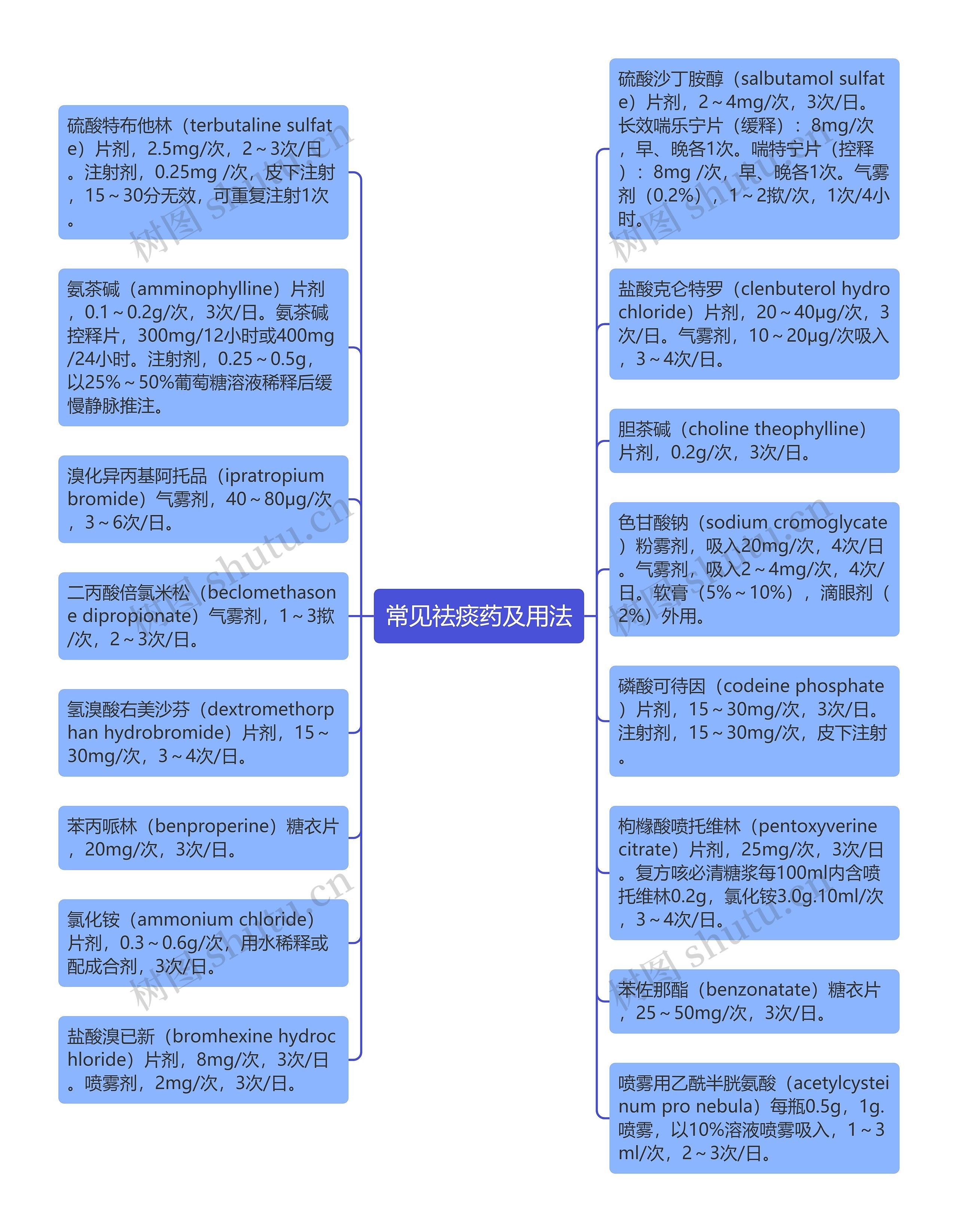 常见祛痰药及用法