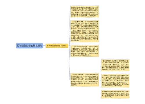 药学职业道德的基本原则