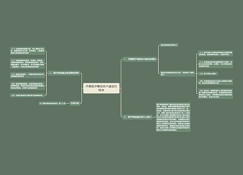 开展医疗事故技术鉴定的程序
