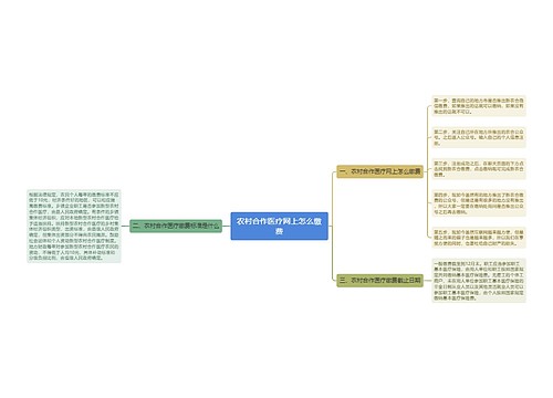 农村合作医疗网上怎么缴费