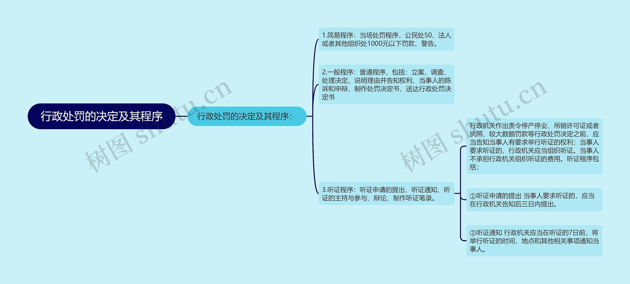 行政处罚的决定及其程序